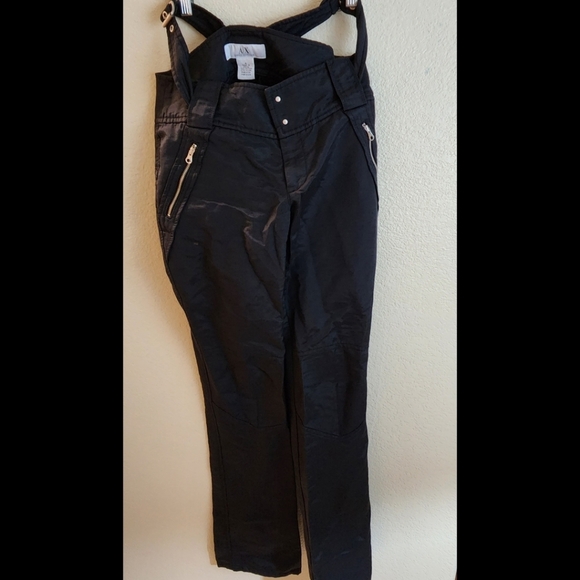 Vintage Y2K 90s Armani Exchange Black Cargo Utilitarian Belt Utility Pants - Picture 1 of 8
